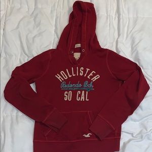 Red Hollister Hoodie